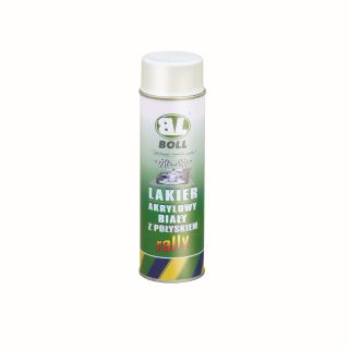 Spray vopsea acrilica 500ML alb lucios RALLY  / BOLL