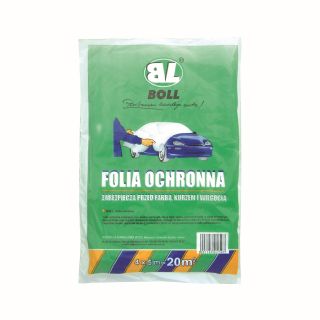 Folie protectie HDPE pentru autoturism, grosime 0,007MM 4M X 5M (20 M2) / BOLL / 50 buc.