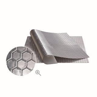 Material autoadeziv 50 X 50 CM cu aluminiu / tip fagure / BOLL