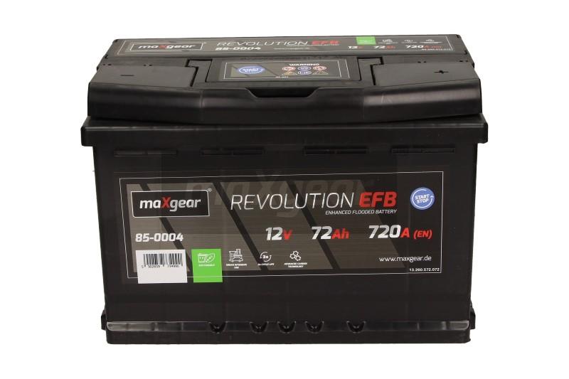 Acumulator auto MAXGEAR 12V 72AH/720A (stanga-)  278X175X190 EFB MAXGEAR REVOLUTION ENHANCED FLOODED BATTERY