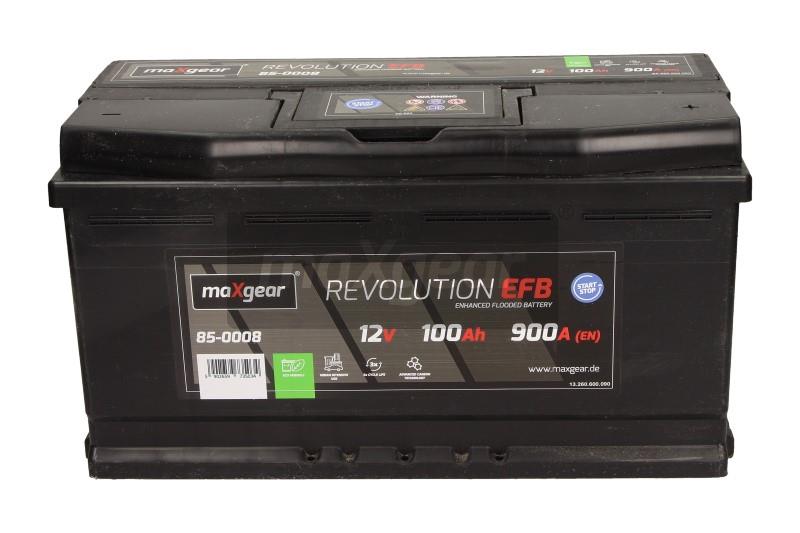 Acumulator auto MAXGEAR 12V 100AH/900A (stanga-)  353X175X190 EFB MAXGEAR REVOLUTION ENHANCED FLOODED BATTERY