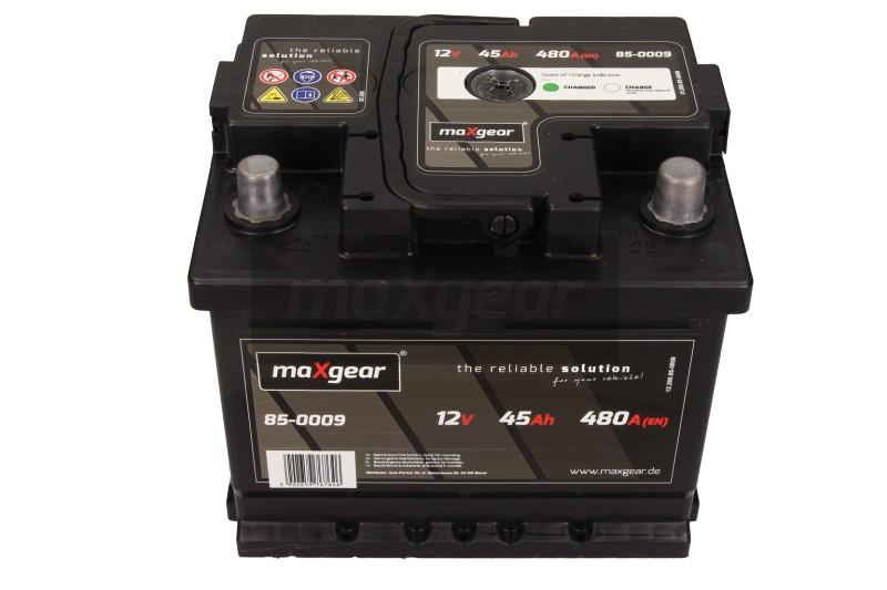 Acumulator auto MAXGEAR 12V 45AH/480A (stanga-)  207X175X175 cu ochi de control