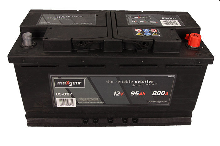 Acumulator auto MAXGEAR 12V 95AH/800A (stanga-) 353X175X190