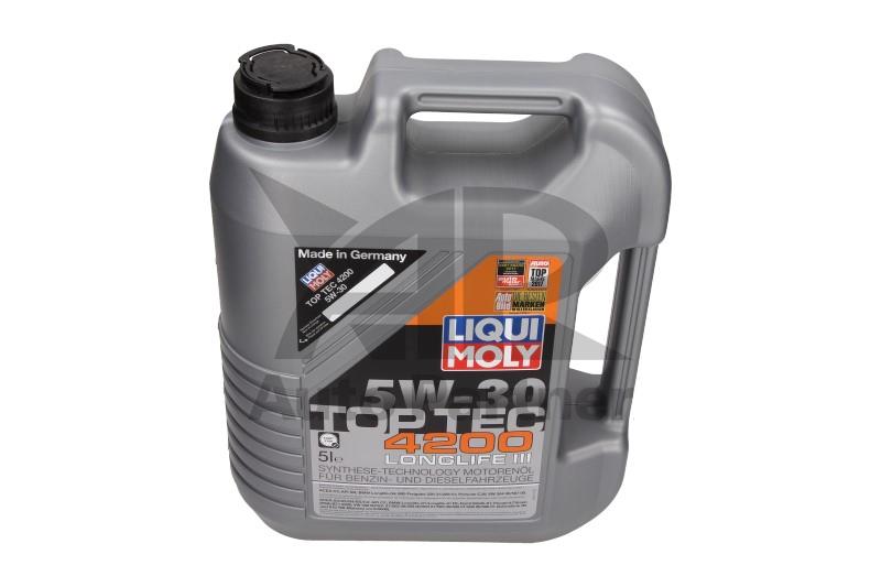 Ulei LIQUI MOLY 5W30 5L TOP TEC 4200 - 507.00 - VOLKSWAGEN DPF