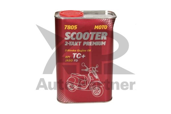 Ulei MANNOL SCOOTER 1L 2T API TC+, FD, ISO-L-EGD, TISI aMERCEDESalaj metalic