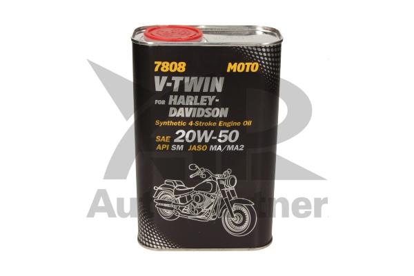 Ulei MANNOL 20W50 1L V-TWIN FOR HARLEY DAVIDSON SM / MA/MA2 aMERCEDESalaj metalic