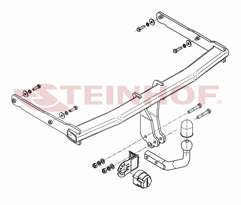 Carlig remorcare AUDI A6 (4D) / AUDI A7 (SPORTBACK), 10/2010-