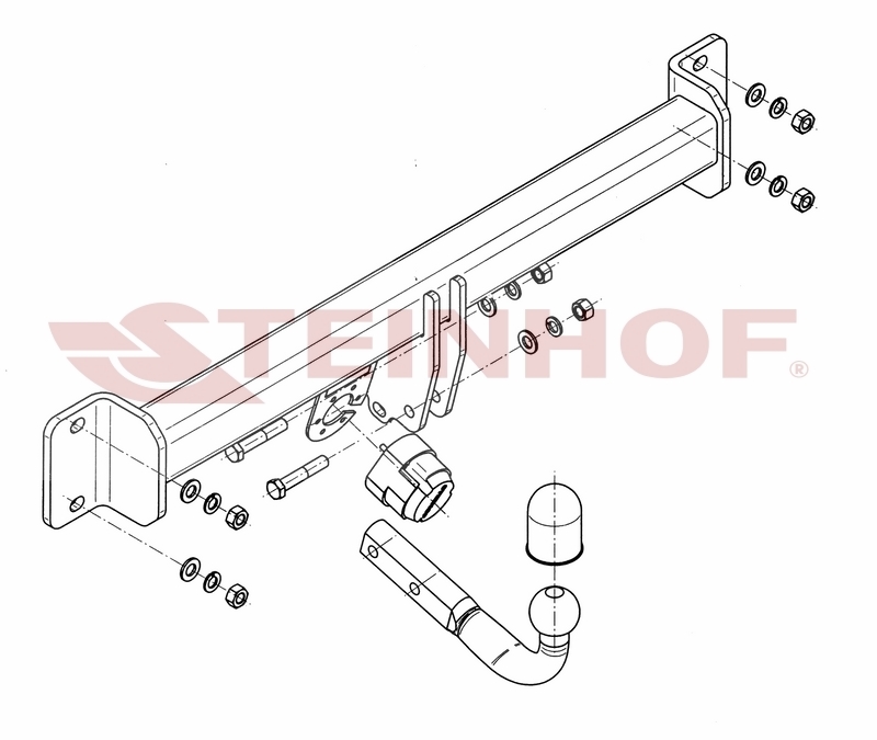 Carlig remorcare BMW X3, 01/2004-11/2010