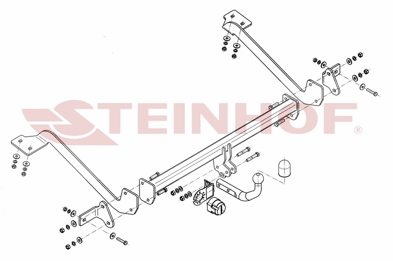 Carlig remorcare PEUGEOT PARTNER II 2008-