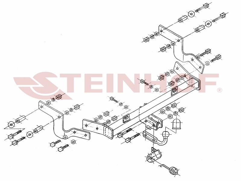 Carlig remorcare PEUGEOT PARTNER I 1996-12/2002