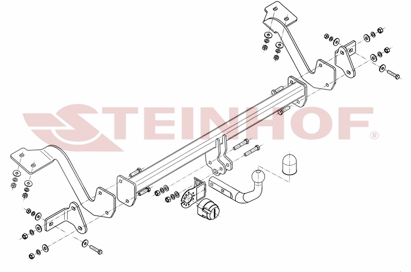 Carlig remorcare PEUGEOT PARTNER II 2008-