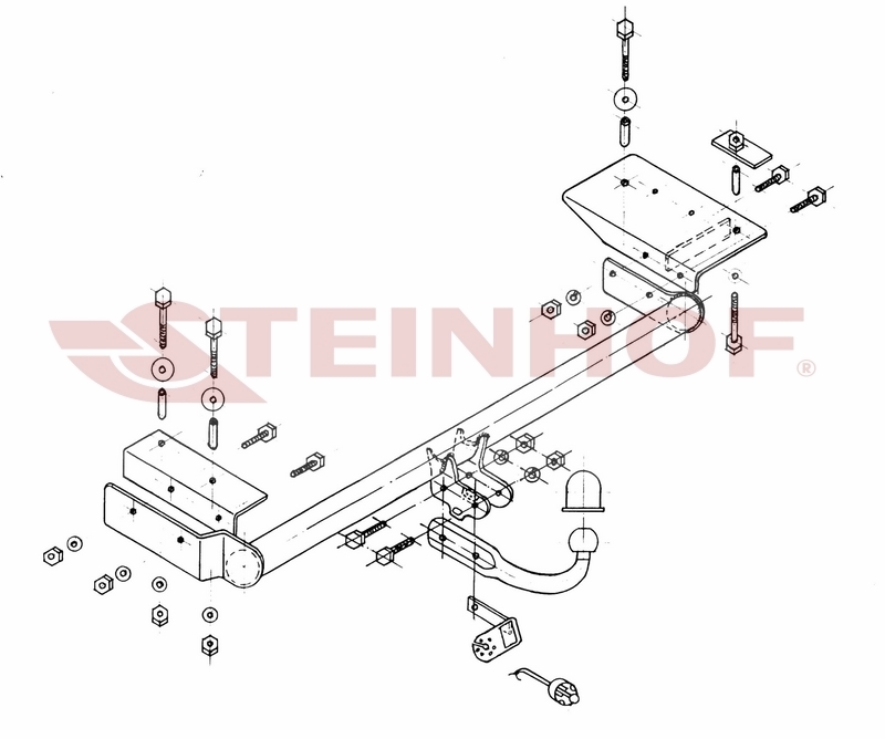 Carlig remorcare DAEWOO LANOS (5D), 97-