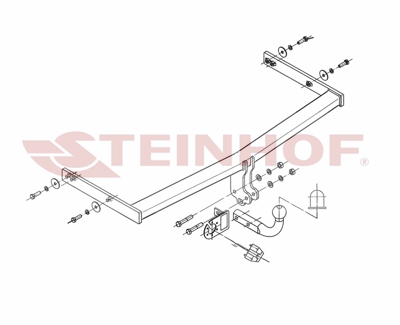 Carlig remorcare SEAT TOLEDO 4D 2005-2009