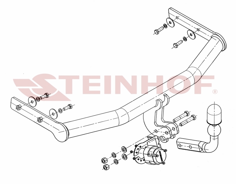 Carlig remorcare VOLKSWAGEN LUPO 3D 10/1998-2005