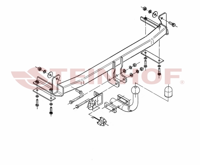 Carlig remorcare SEAT CORDOBA VARIO 1997-08/1999