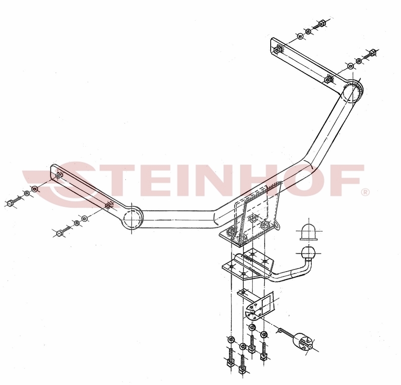 Carlig remorcare SEAT LEON (5D) 2000-