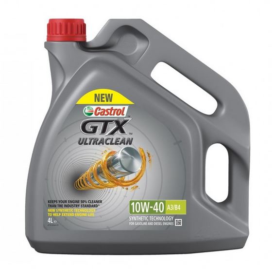 Ulei CASTROL GTX ULTRACLEAN 10W40 A3/B4 4L