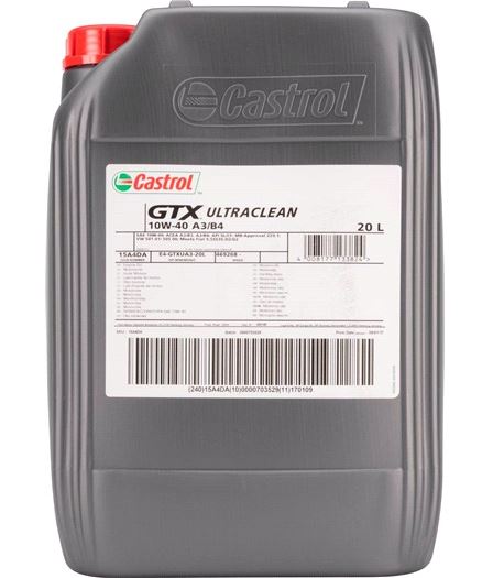 Ulei CASTROL GTX ULTRACLEAN 10W40 A3/B4 20L