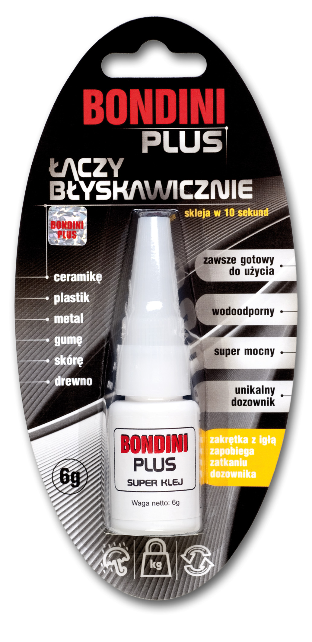 Adeziv instant BONDINI PLUS 6 G / PICATURA