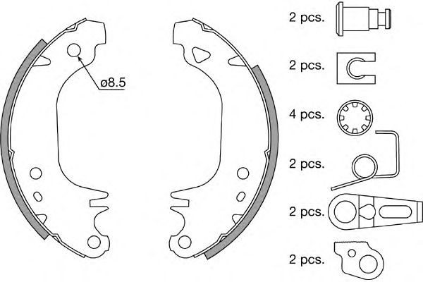 Set saboti frana