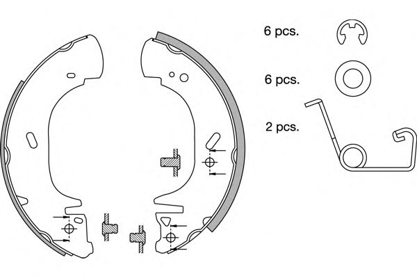 Set saboti frana