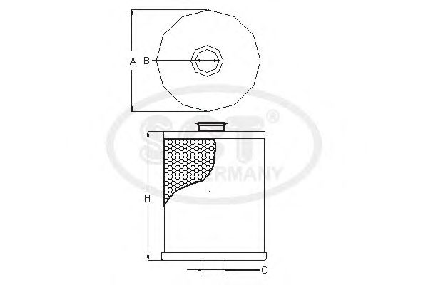 Filtru hidraulic, sistem directie