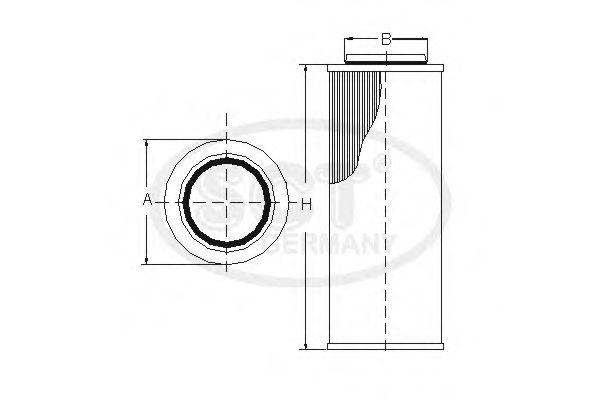 Filtru hidraulic, cutie de viteze automata