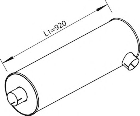 Amortizor zgomot mijloc/spate