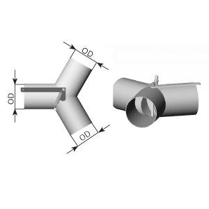 Conector teava, sistem de esapament