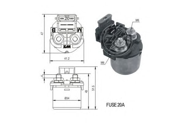 Solenoid, electromotor