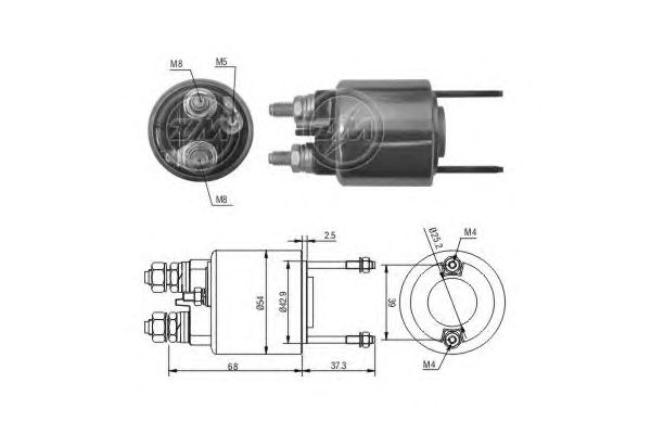 Solenoid, electromotor