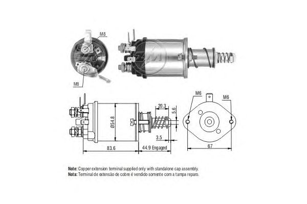 Solenoid, electromotor