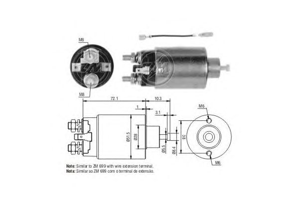 Solenoid, electromotor