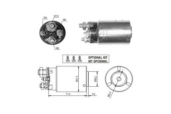 Solenoid, electromotor