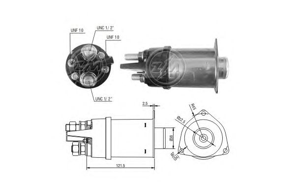 Solenoid, electromotor