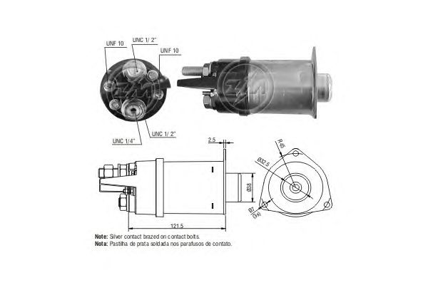 Solenoid, electromotor