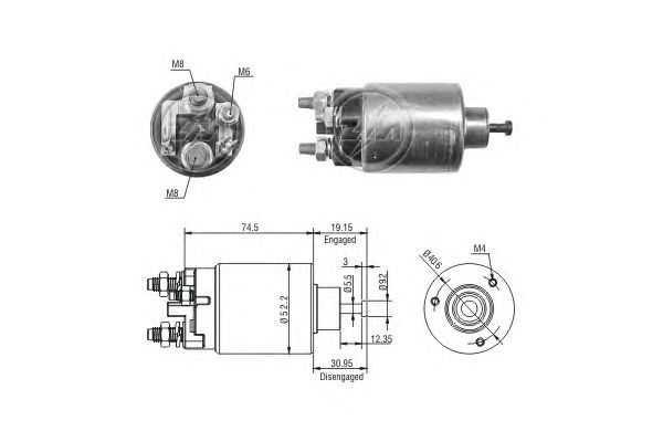 Solenoid, electromotor