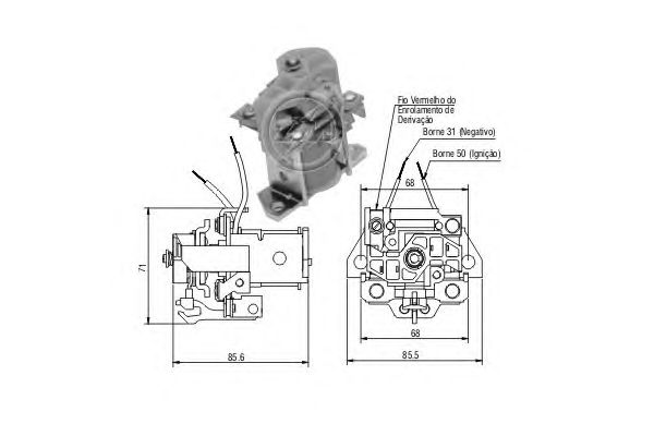 Solenoid, electromotor