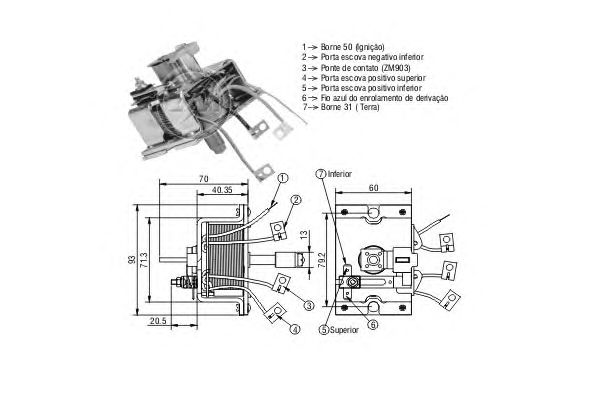 Solenoid, electromotor