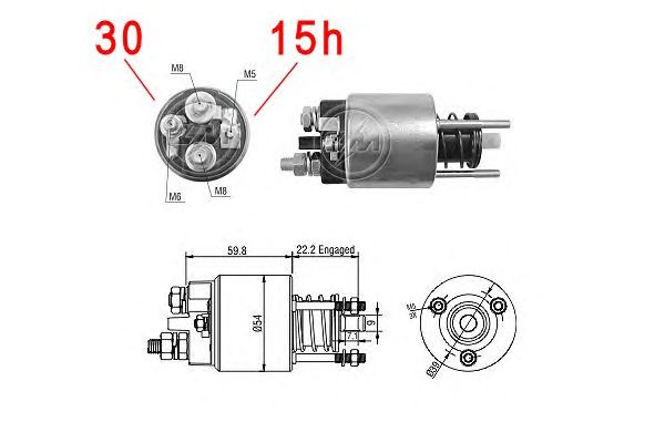 Solenoid, electromotor