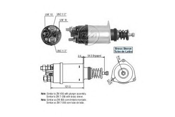 Solenoid, electromotor