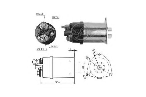 Solenoid, electromotor