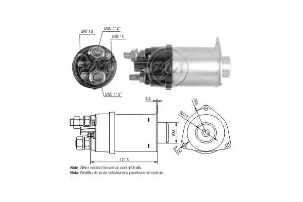 Solenoid, electromotor