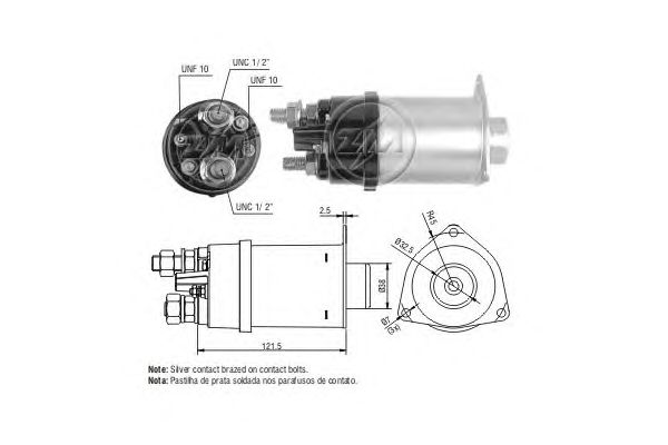 Solenoid, electromotor