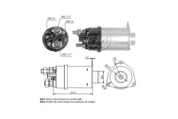 Solenoid, electromotor