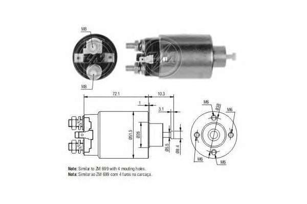 Solenoid, electromotor