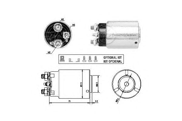 Solenoid, electromotor