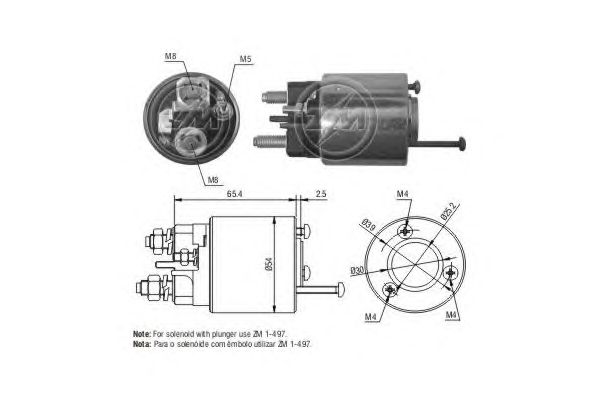 Solenoid, electromotor