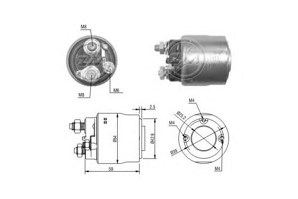 Solenoid, electromotor