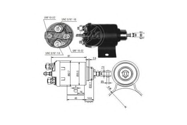 Solenoid, electromotor